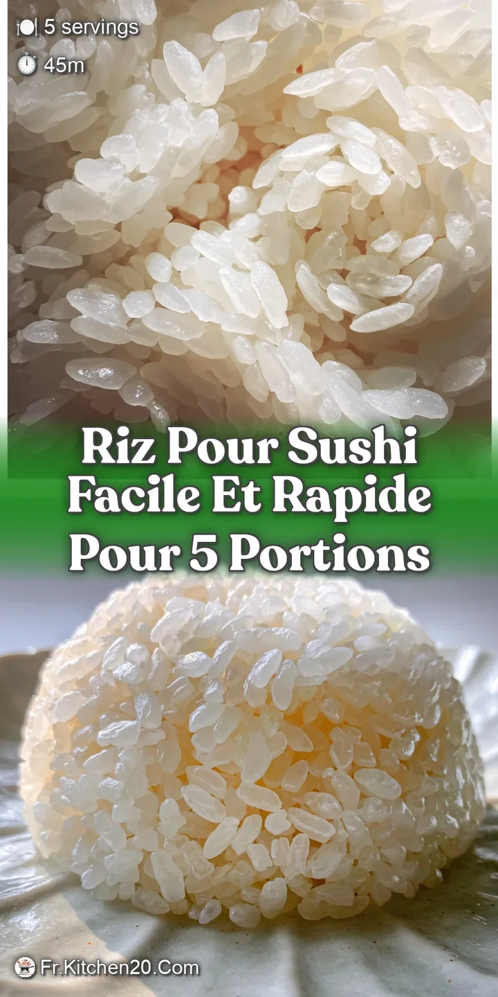 Close-up of glistening sushi rice, revealing its fluffy texture and the slight sheen that promises a perfect, subtly sweet...