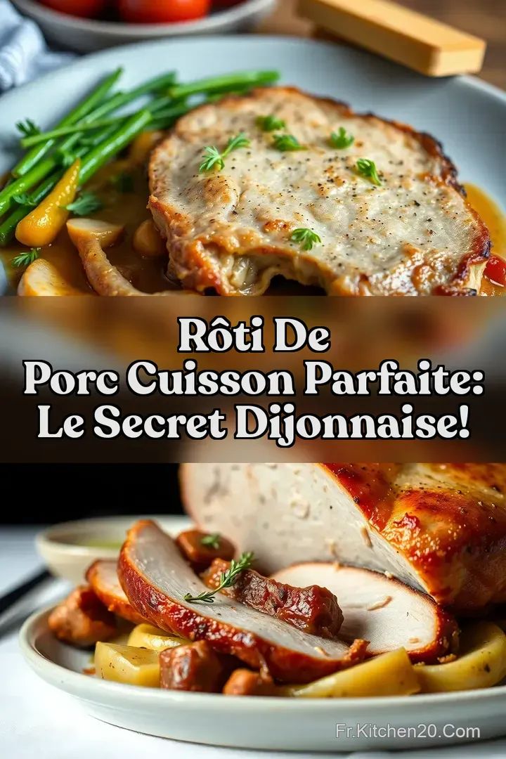 R&ocirc;ti de Porc Cuisson Parfaite: Le Secret Dijonnaise!