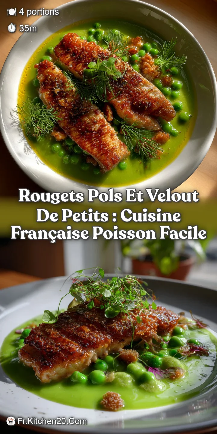 Rougets Pols Et Velout De Petits : Cuisine Fran&ccedil;aise Poisson Facile