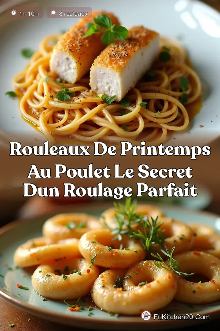 Rouleaux de Printemps au Poulet Le Secret dun Roulage Parfait