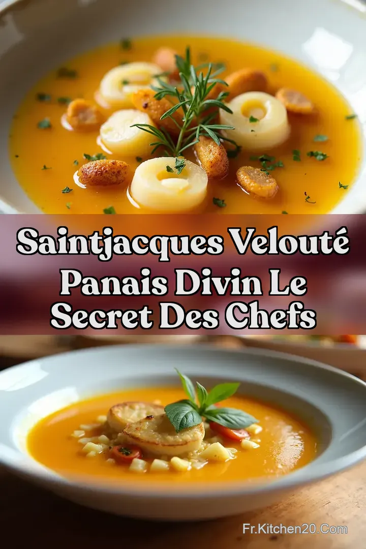 SaintJacques Velout&eacute; Panais Divin Le Secret des Chefs