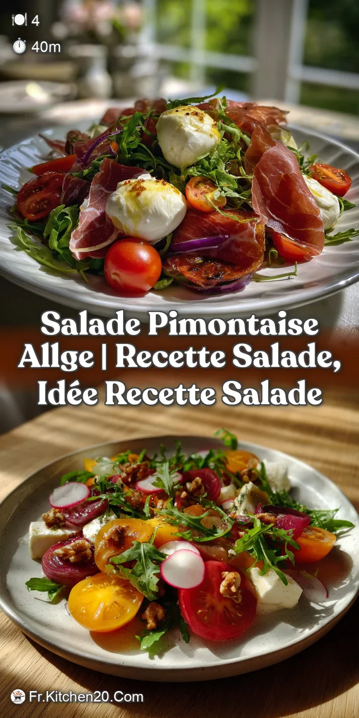 Salade Pimontaise Allge | Recette Salade Id&eacute;e Recette Salade