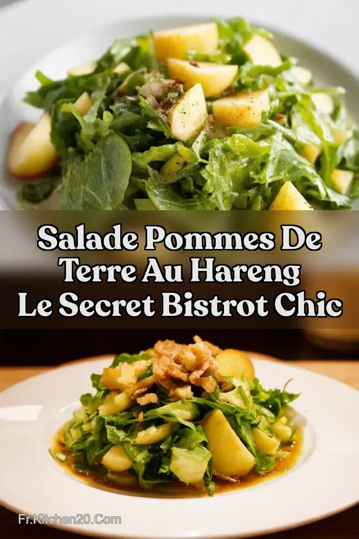Salade Pommes de Terre au Hareng Le Secret Bistrot Chic