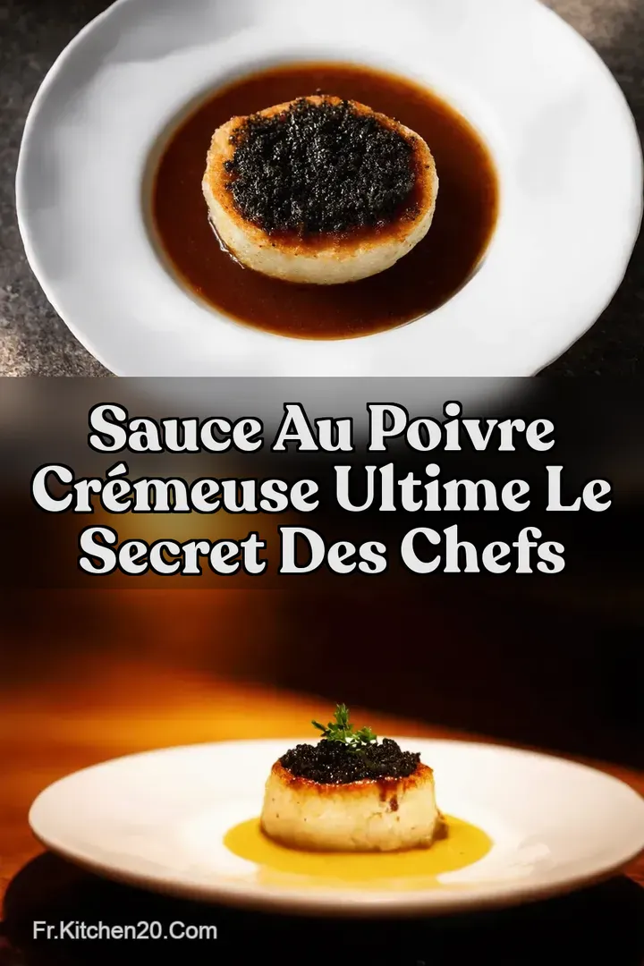 Sauce Au Poivre Cr&eacute;meuse Ultime Le Secret des Chefs