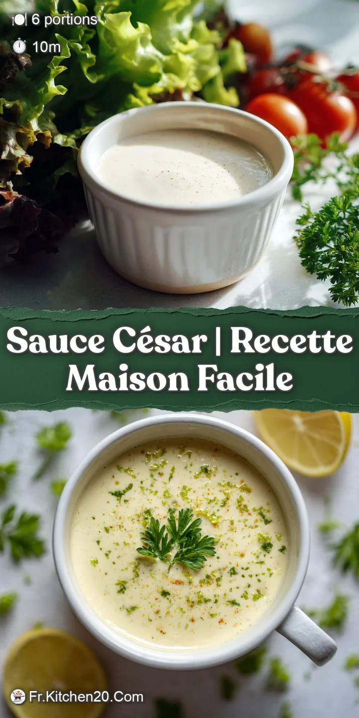 Close-up of luscious Caesar dressing coating a fresh romaine leaf. Hints of cracked black pepper are visible throughout th...