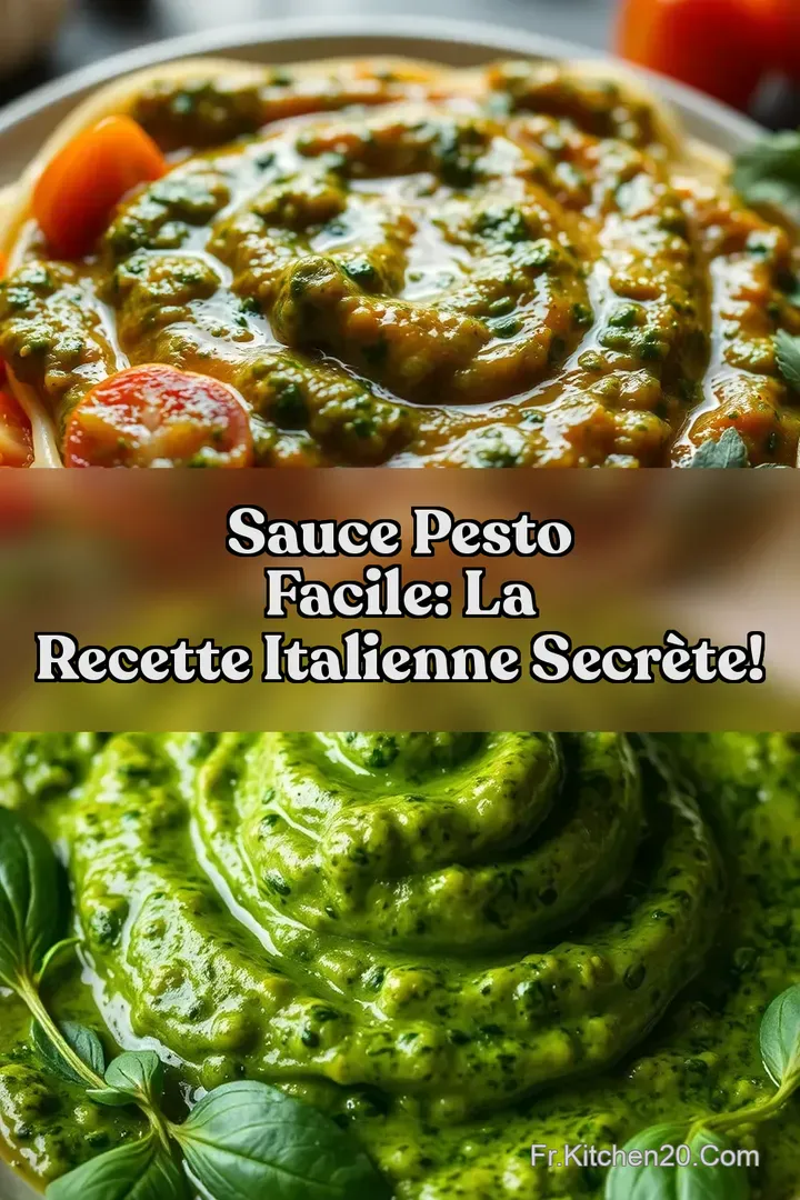 Sauce Pesto Facile: La Recette Italienne Secr&egrave;te!