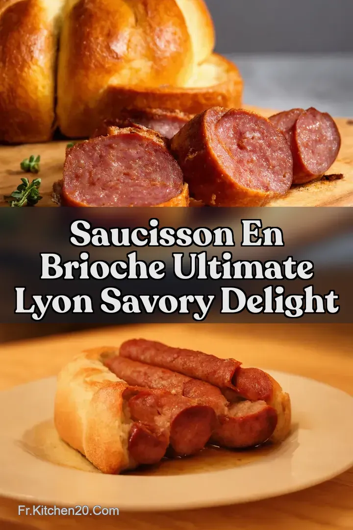 Saucisson en Brioche Ultimate Lyon Savory Delight