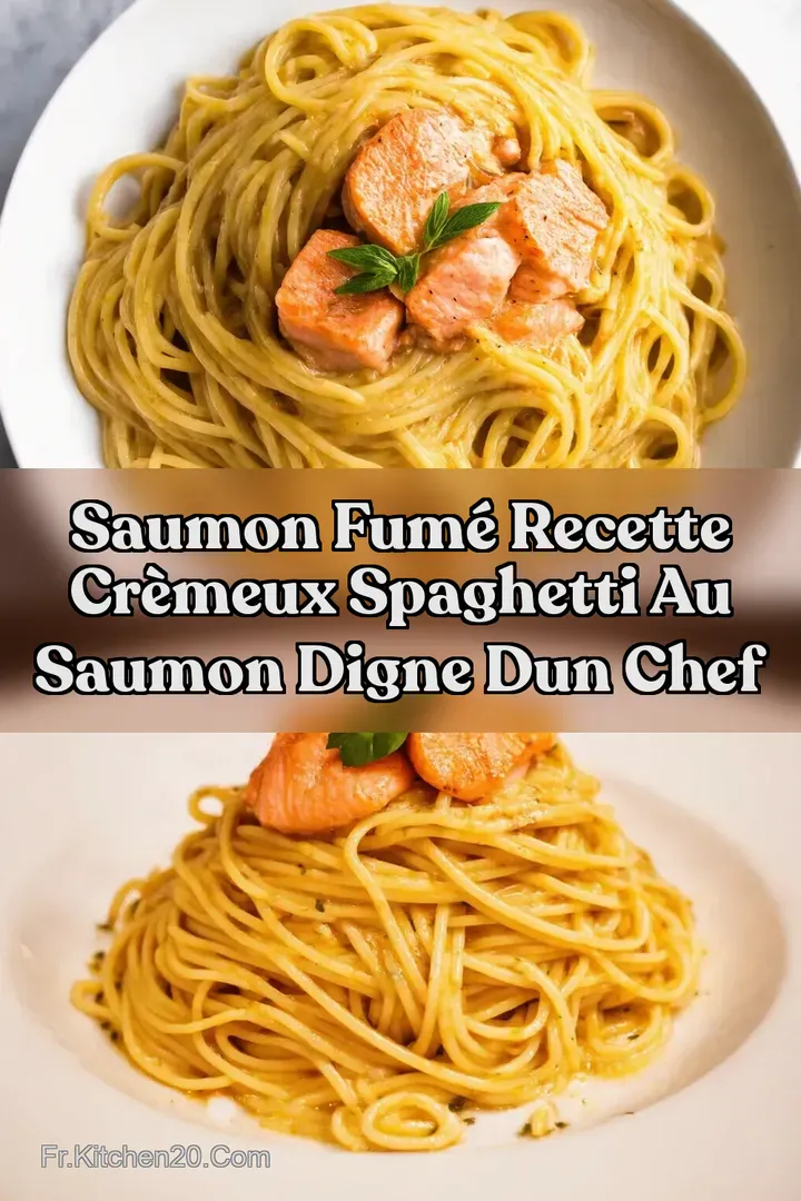 Saumon Fum&eacute; Recette Cr&egrave;meux Spaghetti Au Saumon Digne dun Chef