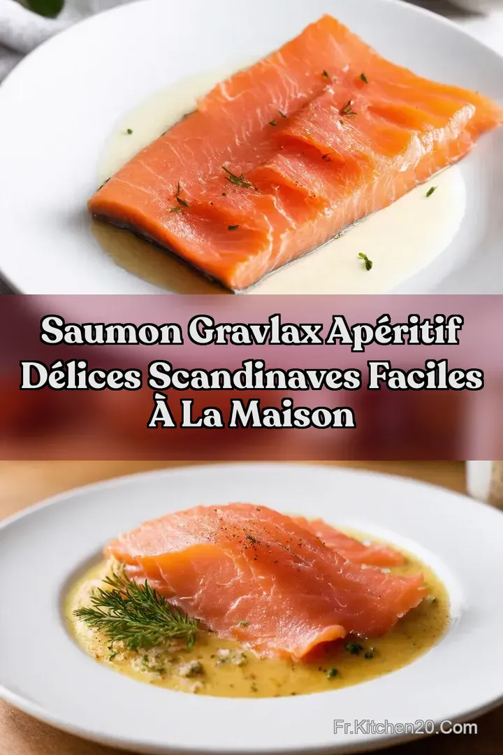 Saumon Gravlax Ap&eacute;ritif D&eacute;lices Scandinaves Faciles &agrave; la Maison