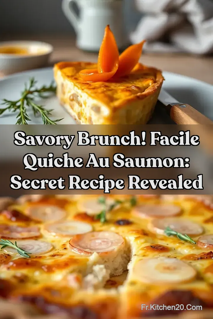 Savory Brunch! Facile quiche au saumon: Secret Recipe Revealed
