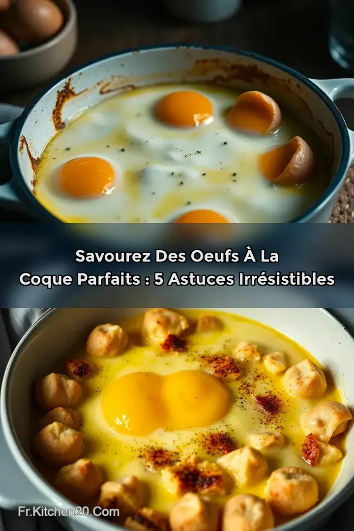 Savourez des Oeufs &agrave; la Coque Parfaits : 5 Astuces Irr&eacute;sistibles