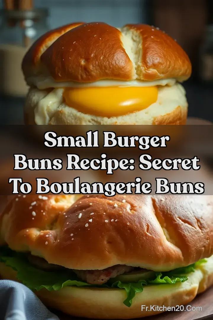 Small Burger Buns Recipe: Secret to Boulangerie Buns