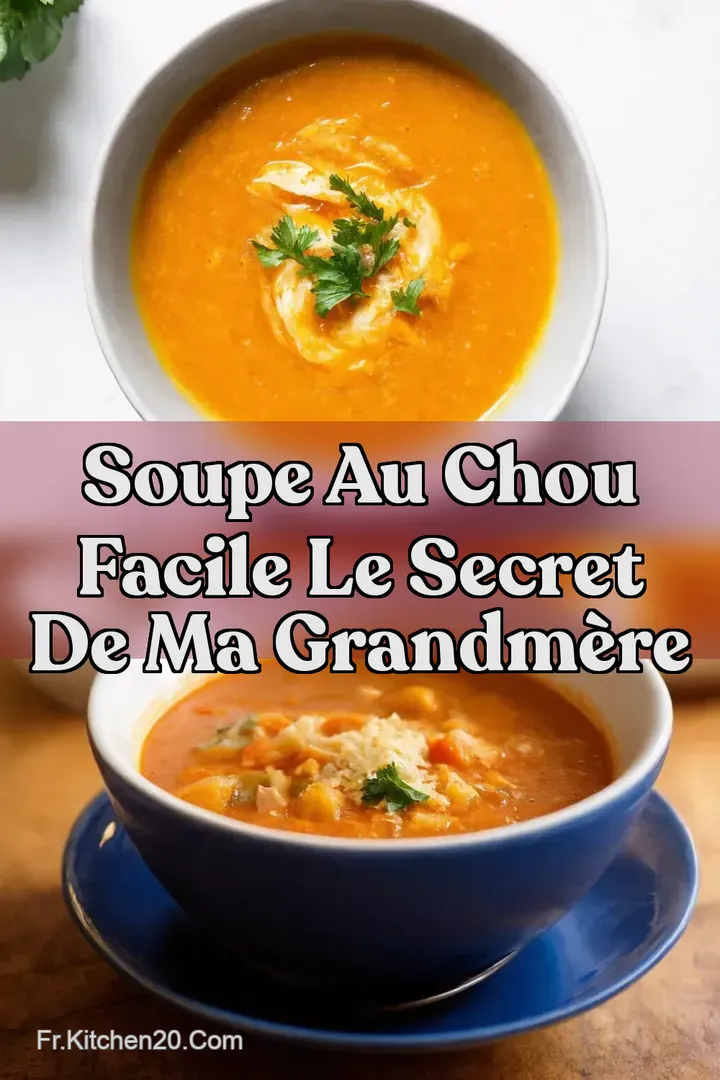 Soupe au Chou Facile Le Secret de Ma GrandM&egrave;re