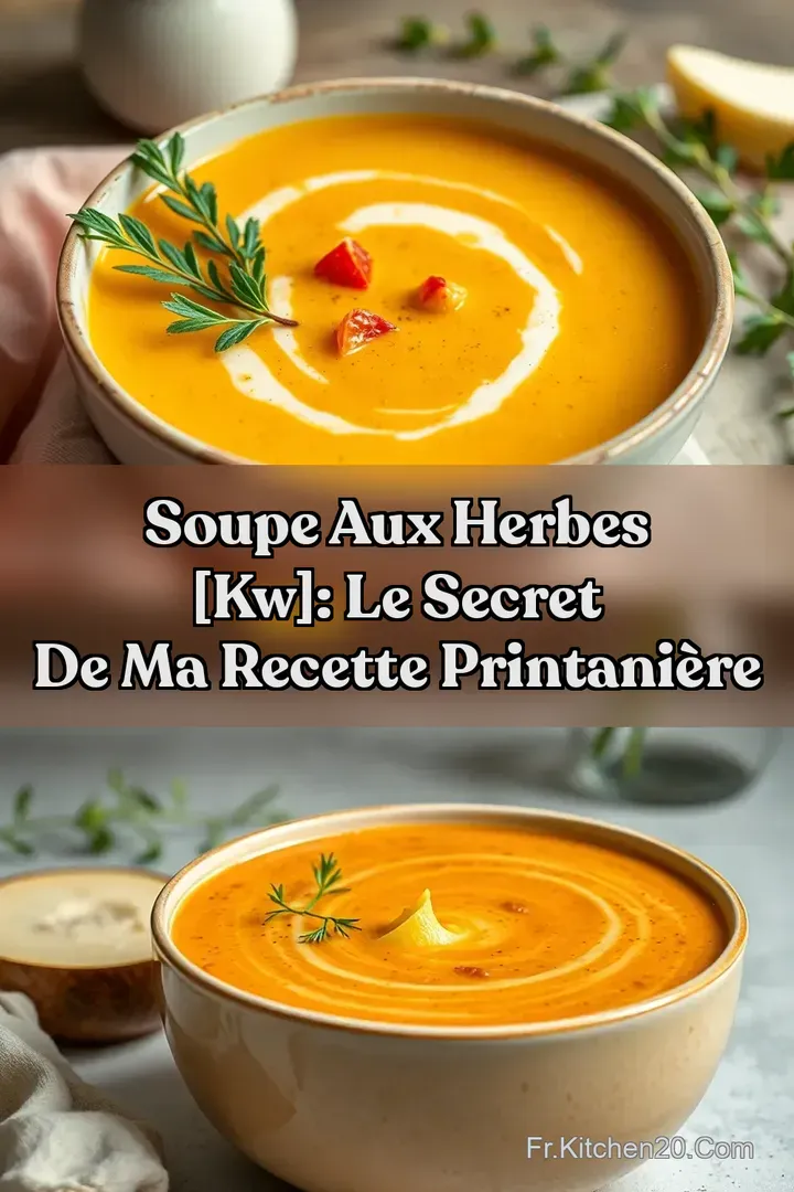 Soupe aux Herbes [kw]: Le Secret de Ma Recette Printani&egrave;re