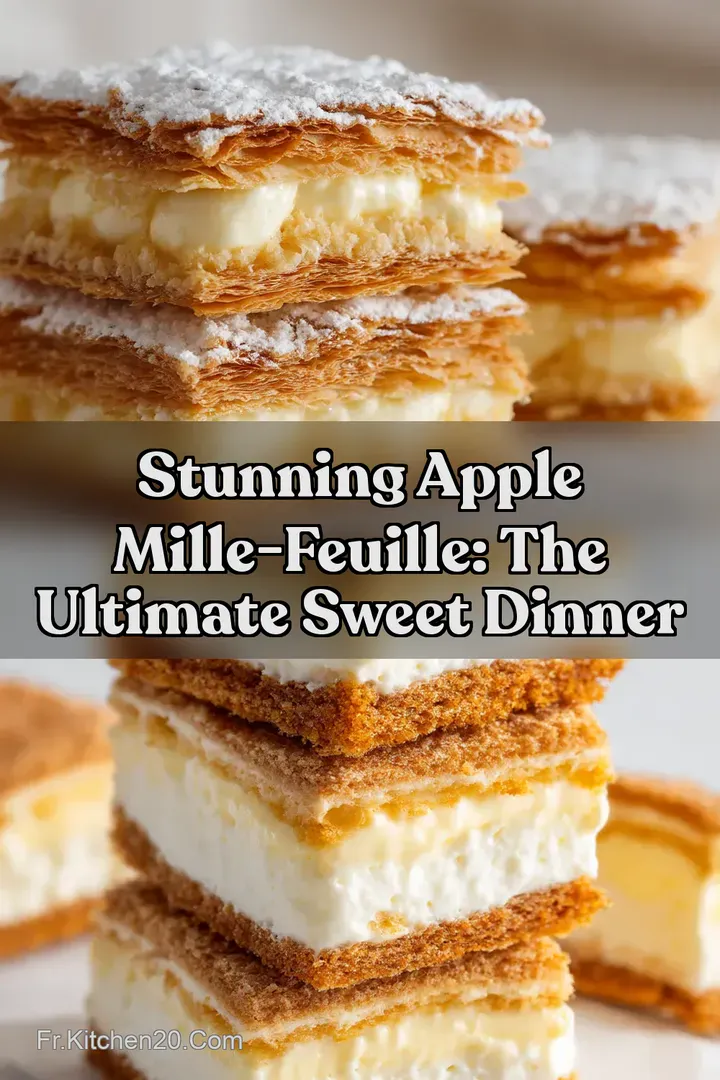 Stunning Apple Mille-Feuille: The Ultimate Sweet Dinner