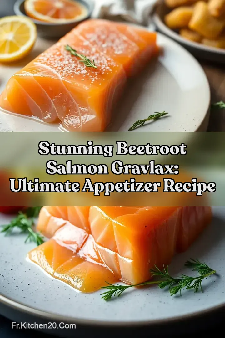 Stunning Beetroot Salmon Gravlax: Ultimate Appetizer Recipe