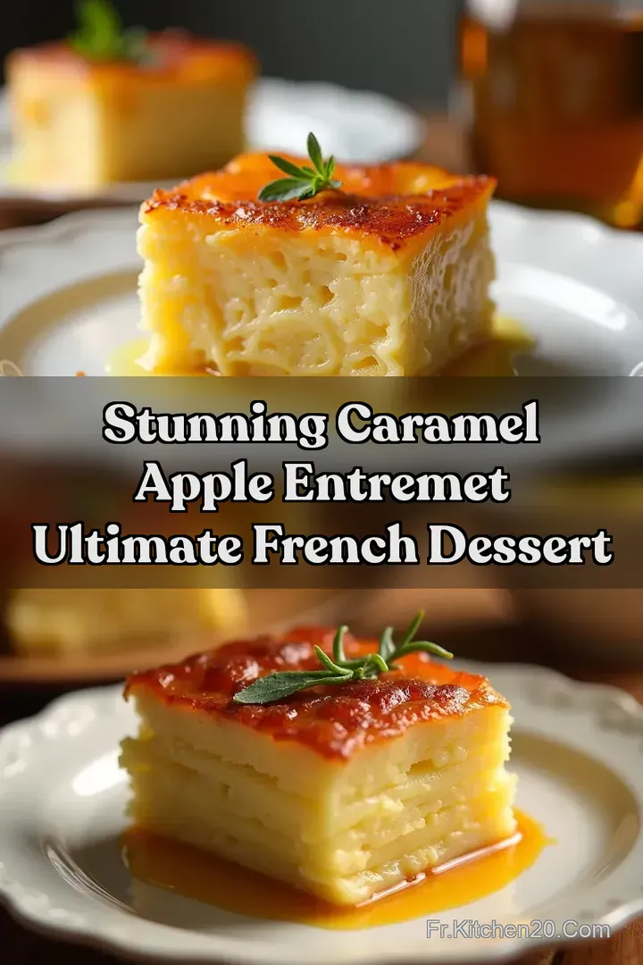 Stunning Caramel Apple Entremet Ultimate French Dessert