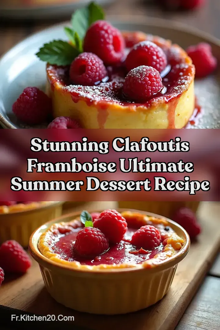 Stunning Clafoutis Framboise Ultimate Summer Dessert Recipe