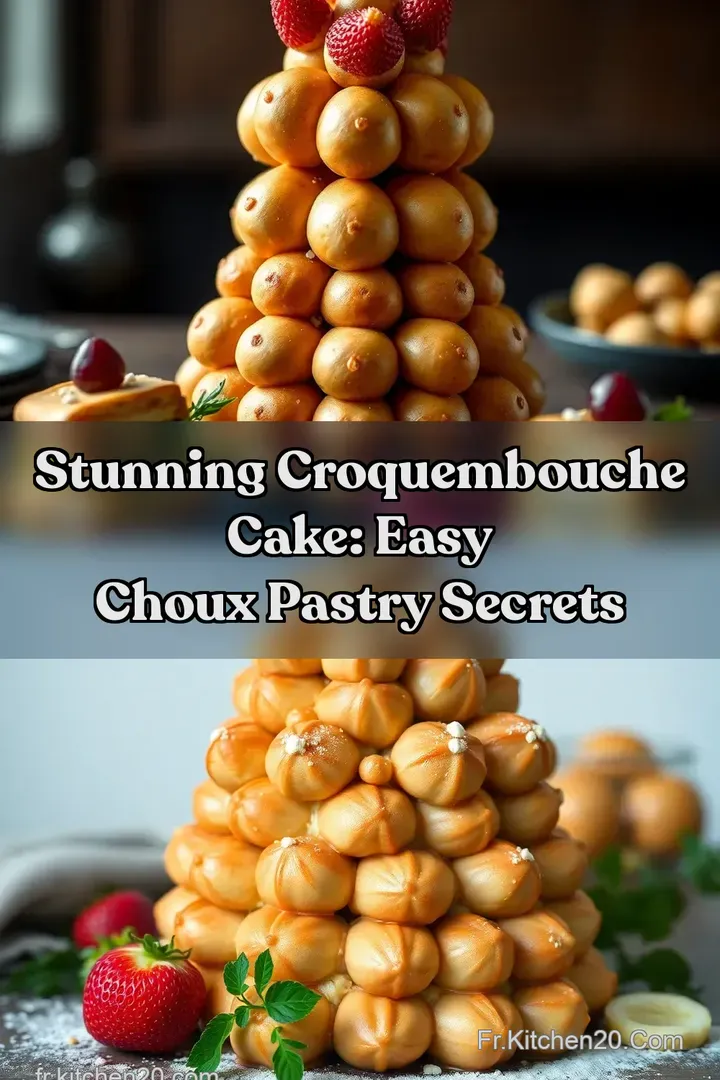 Stunning Croquembouche Cake: Easy Choux Pastry Secrets