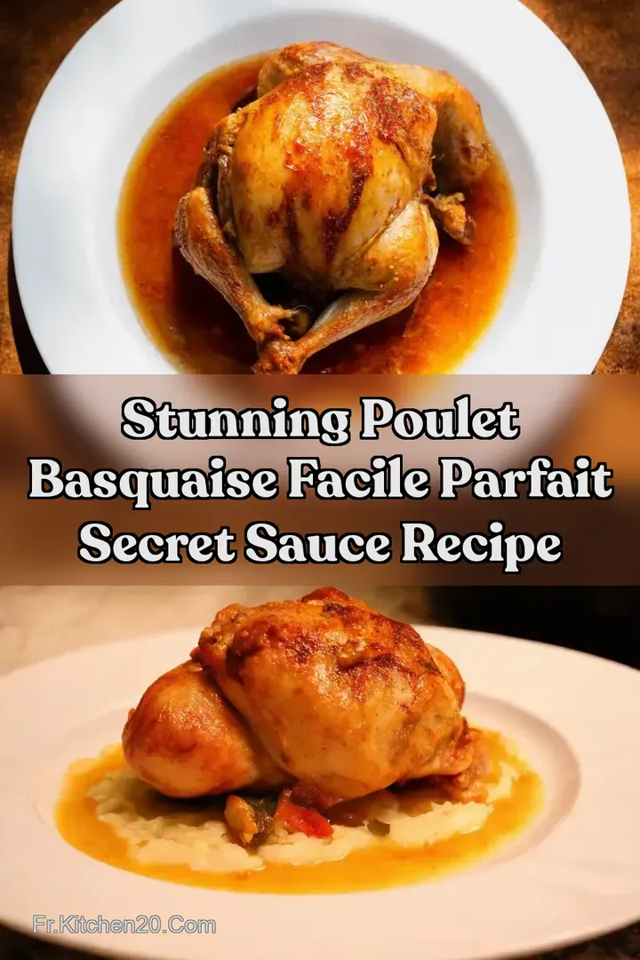 Stunning Poulet Basquaise Facile Parfait Secret Sauce Recipe