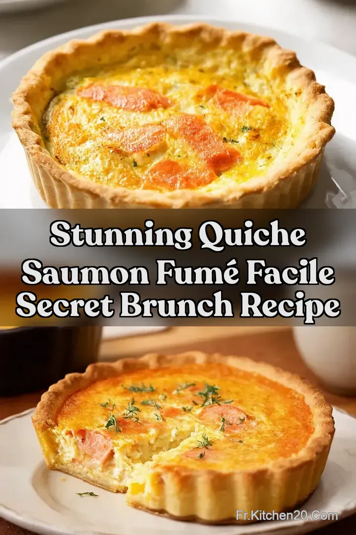 Stunning Quiche Saumon Fum&eacute; Facile Secret Brunch Recipe
