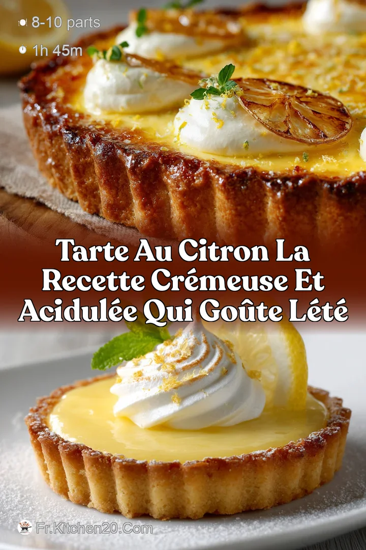 Tarte au Citron La Recette Cr&eacute;meuse et Acidul&eacute;e qui Go&ucirc;te l&Eacute;t&eacute;