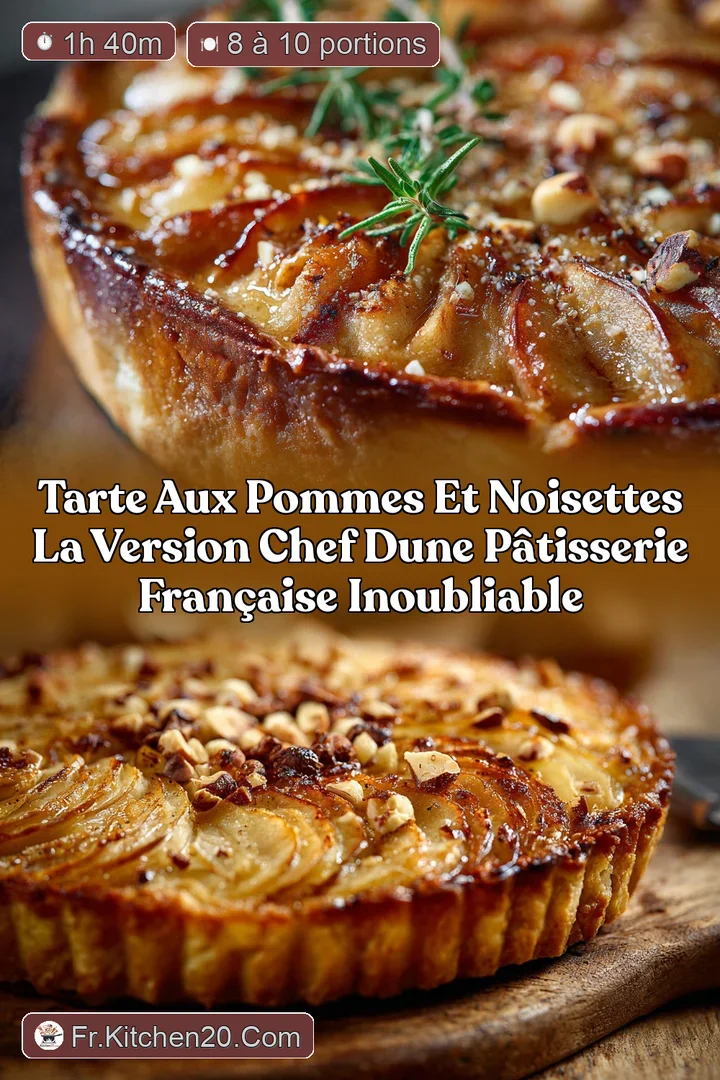Tarte aux Pommes et Noisettes La version Chef dune p&acirc;tisserie fran&ccedil;aise inoubliable
