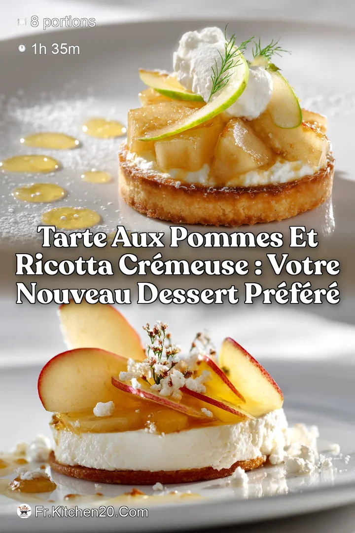 Tarte aux Pommes et Ricotta Cr&eacute;meuse : Votre Nouveau Dessert Pr&eacute;f&eacute;r&eacute;