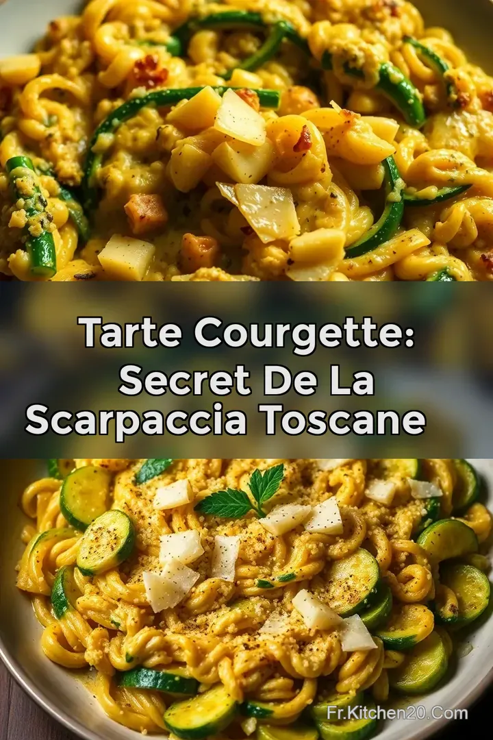 Tarte Courgette: Secret de la Scarpaccia Toscane 🇮🇹☀️