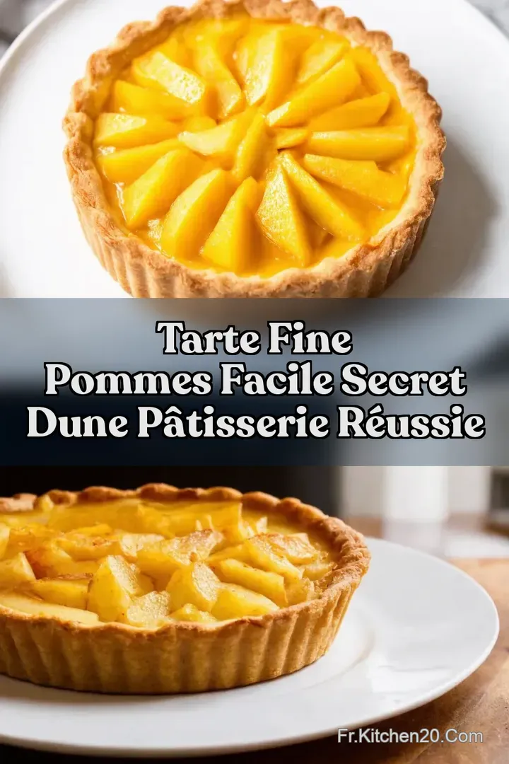 Tarte Fine Pommes Facile Secret dune P&acirc;tisserie R&eacute;ussie