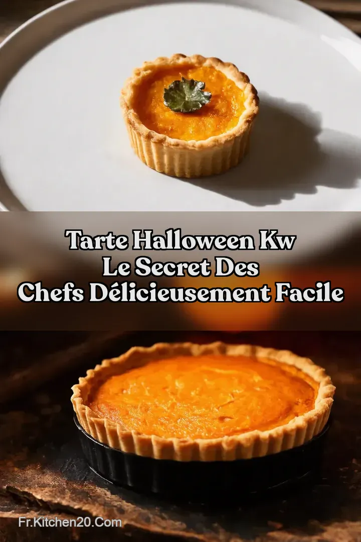 Tarte Halloween kw Le Secret des Chefs D&eacute;licieusement Facile