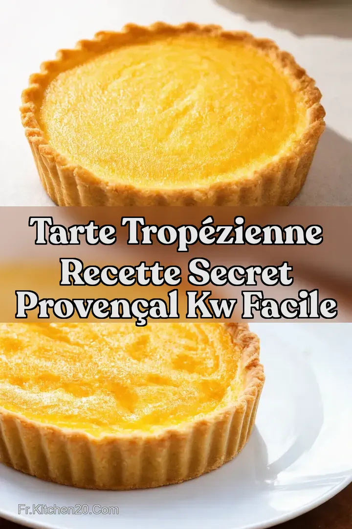 Tarte Trop&eacute;zienne Recette Secret Proven&ccedil;al kw Facile
