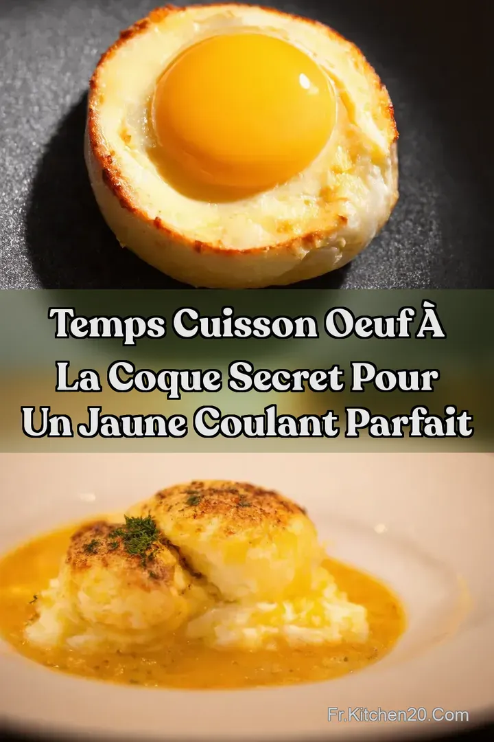 Temps Cuisson Oeuf &agrave; la Coque Secret pour un Jaune Coulant Parfait