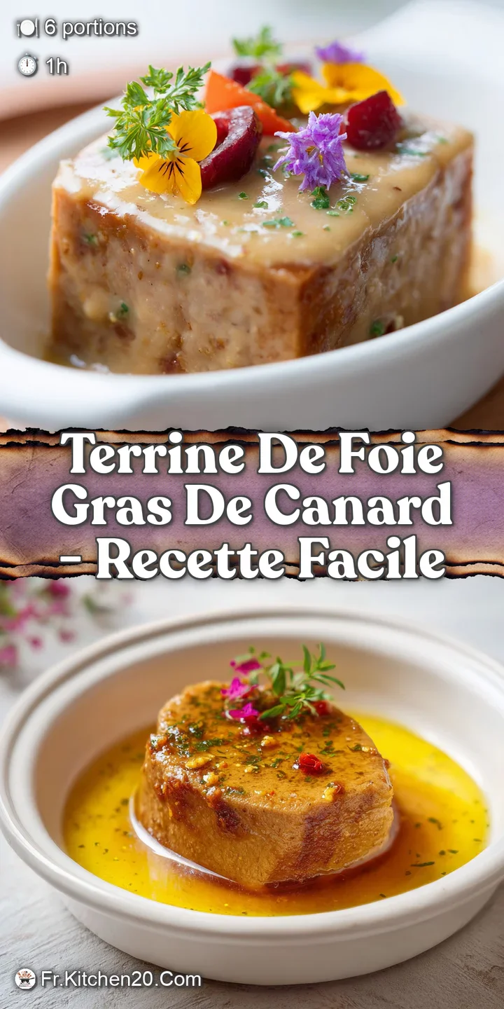 Close-up of a creamy foie gras slice, its rich texture evident. A glistening sheen hints at its decadent, melt-in-your-mou...