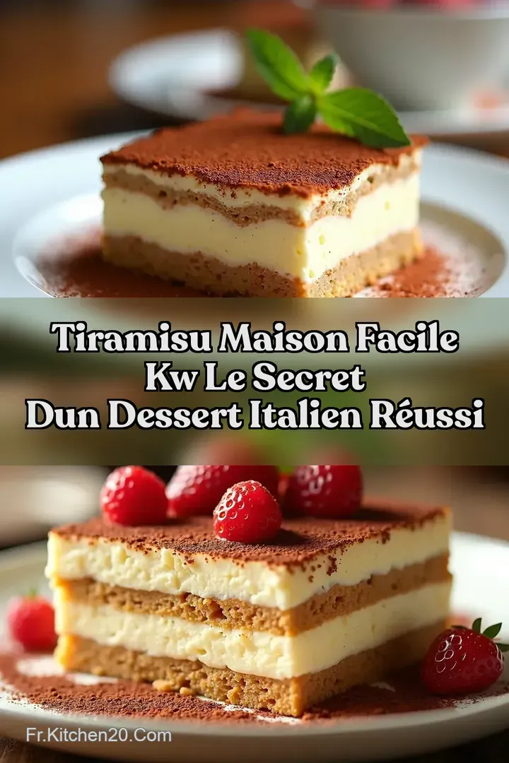 Tiramisu Maison Facile kw Le Secret dun Dessert Italien R&eacute;ussi