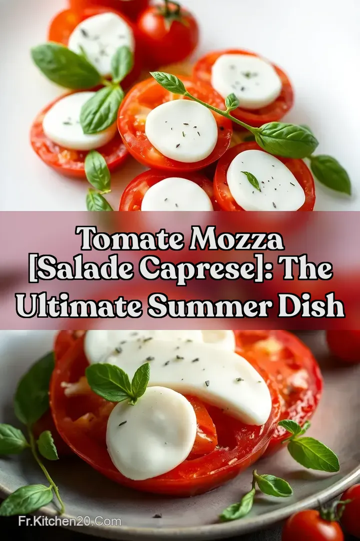 Tomate Mozza [Salade Caprese]: The Ultimate Summer Dish
