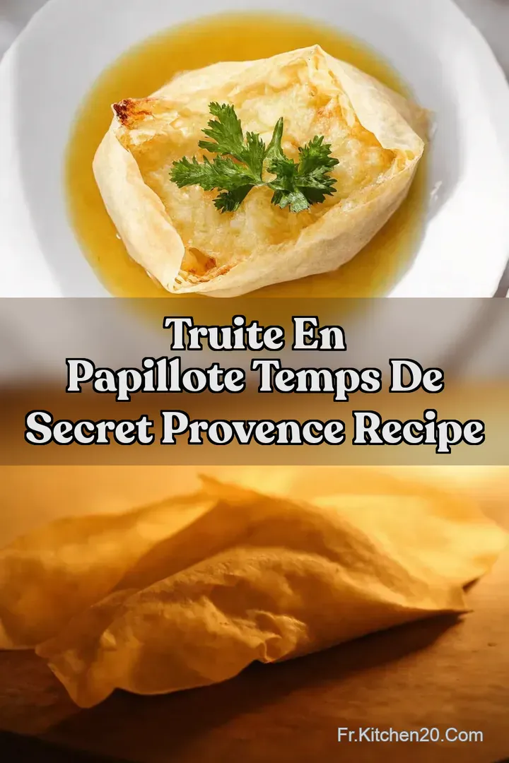 Truite En Papillote Temps de Secret Provence Recipe