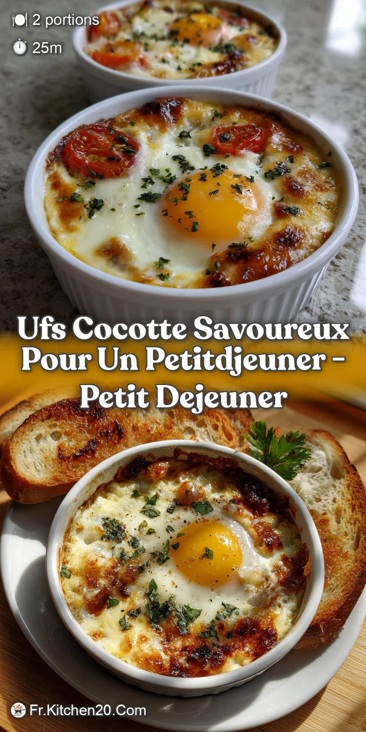 Ufs Cocotte Savoureux pour un PetitDjeuner - Petit Dejeuner