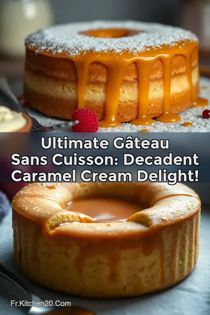 Ultimate G&acirc;teau Sans Cuisson: Decadent Caramel Cream Delight!