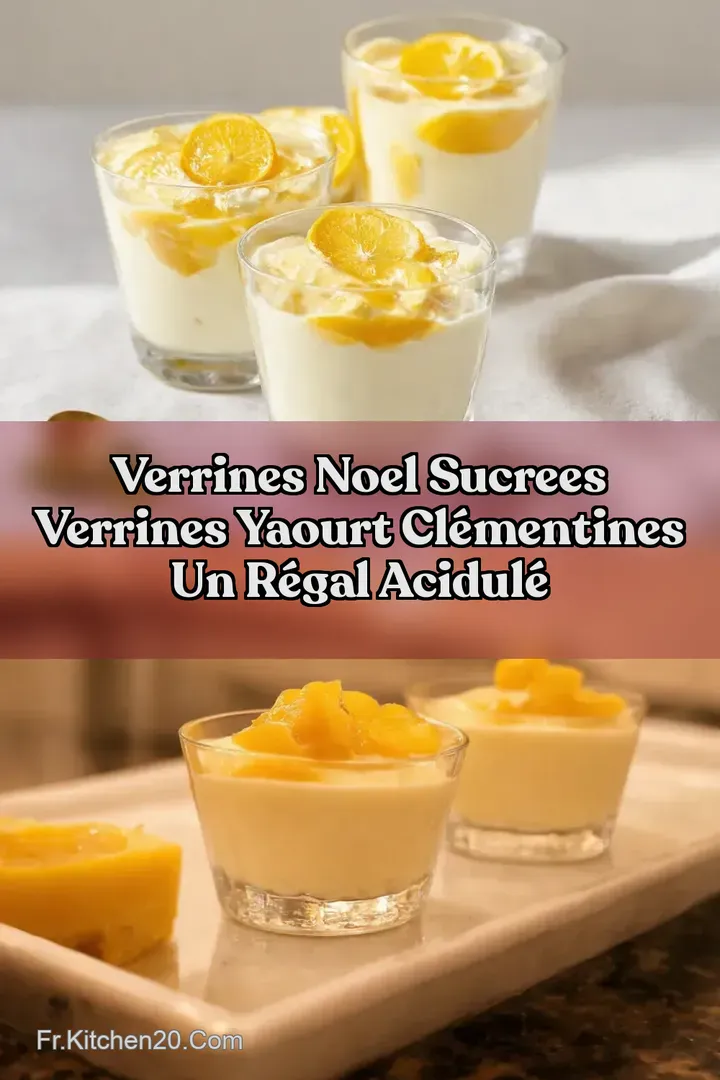 Verrines Noel Sucrees Verrines Yaourt Cl&eacute;mentines Un R&eacute;gal Acidul&eacute;