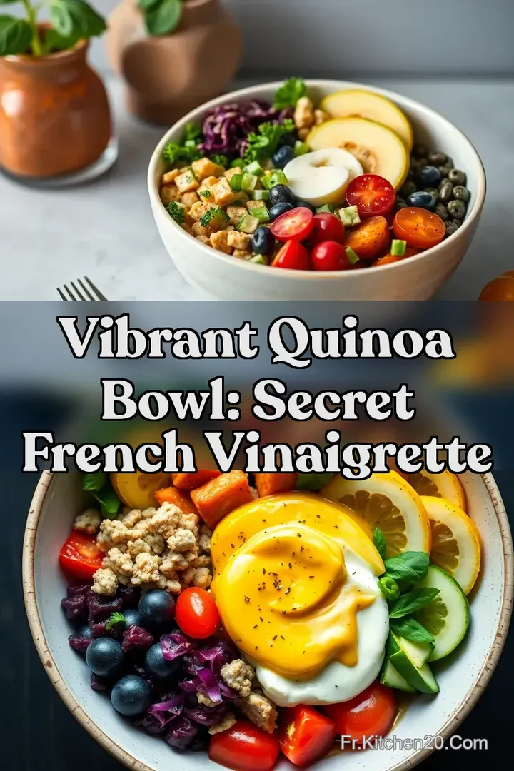 Vibrant Quinoa Bowl: Secret French Vinaigrette