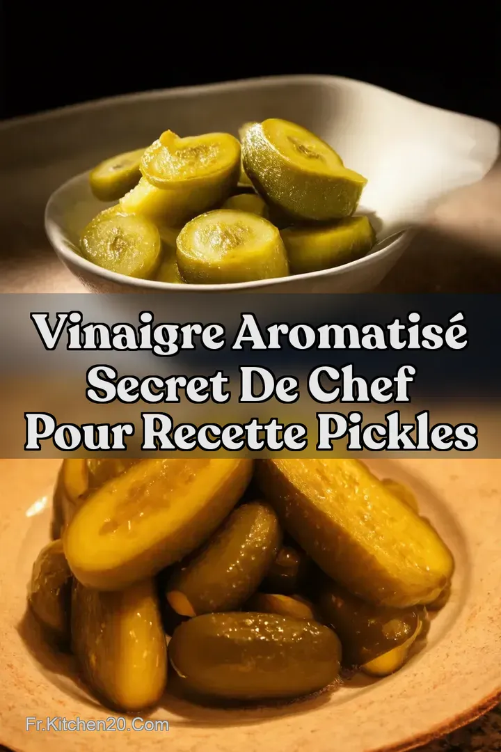 Vinaigre Aromatis&eacute; Secret de Chef pour Recette Pickles