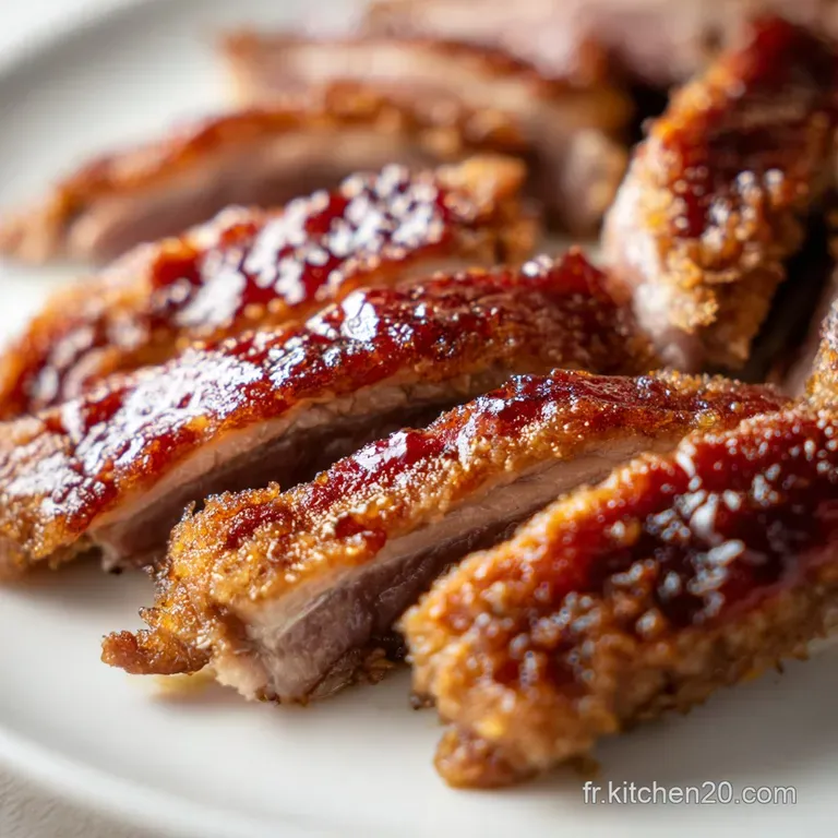 Aiguillettes Canard Chinoise Croustillantes &agrave; la Sauce Laqu&eacute;e