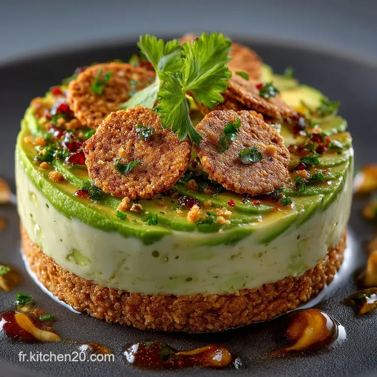 Verrines de Chef Mousse dAvocat F&eacute;ta et Crackers de Graines