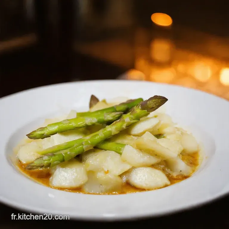 Asperges Blanches &Agrave; La Flamande presentation