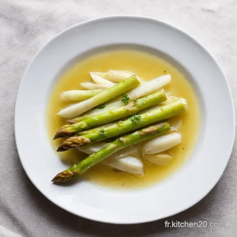 Asperges Blanches &agrave; la Flamande Un Classique Printanier