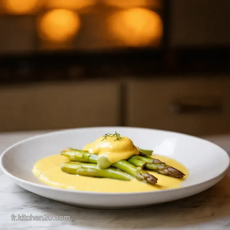 Asperges Blanches &Agrave; La Hollandaise Un Classique presentation