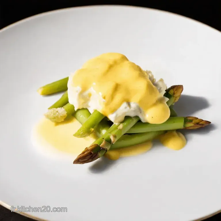 Asperges Blanches &agrave; la Hollandaise un Classique