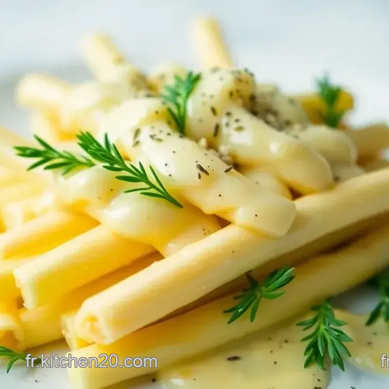Asperges Blanches &agrave; la Hollandaise