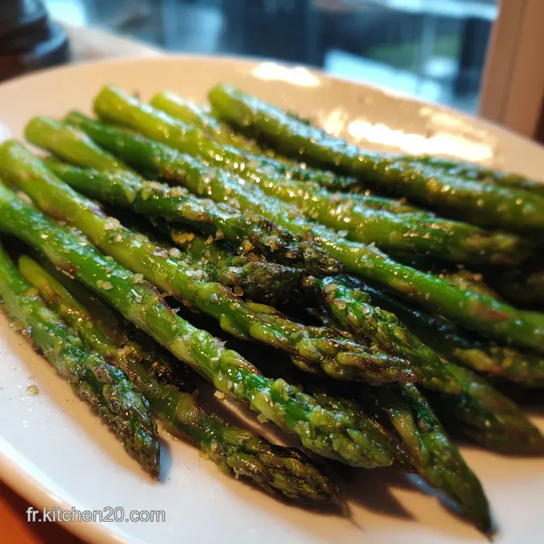 Asperges R&ocirc;ties &Agrave; Lail Et Au Citron L&eacute;l&eacute;gance Printani&egrave;re presentation